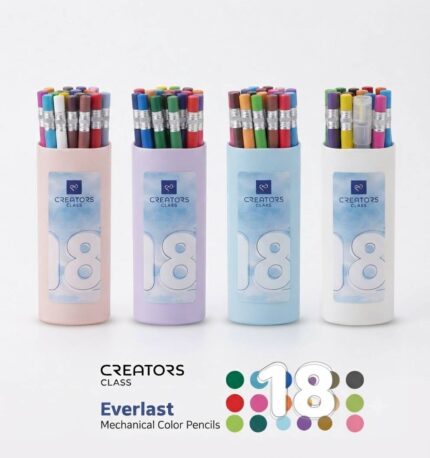 مداد رنگی 18 رنگ سی کلاس کریتورز مدل everlast