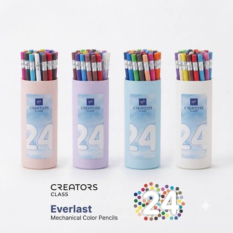 مداد رنگی اتودی 24 رنگ سی کلاس کریتورز مدل everlast